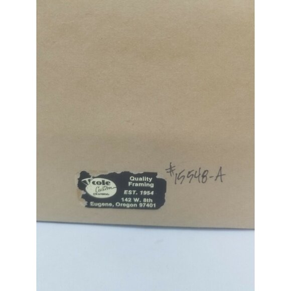 Ted DeGrazia Flower Girl Poncho Girl Finished Needlepoint Cross Stitch Framed - Picture 5 of 10